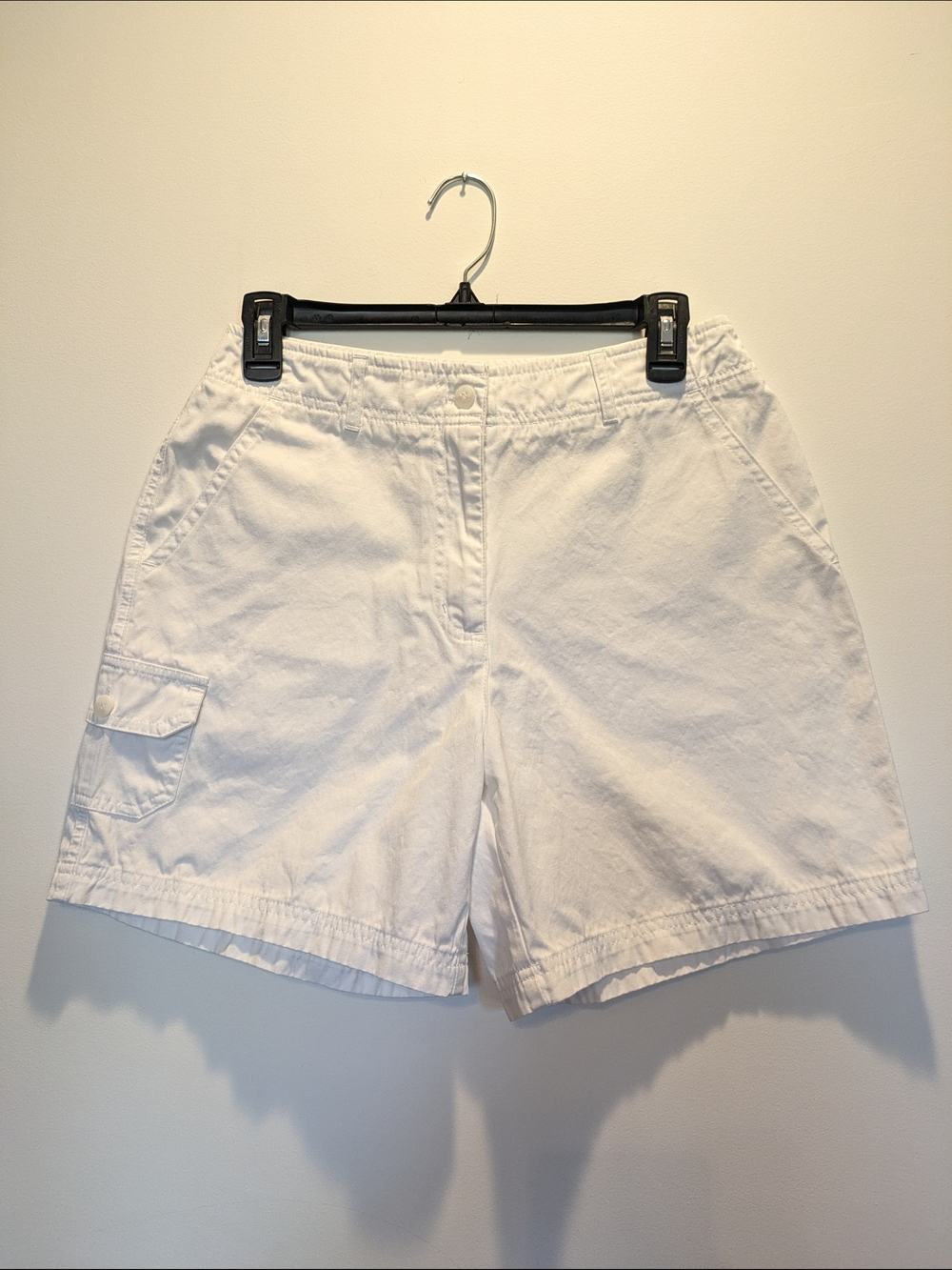 Charter Club Women's White Cargo Shorts Size 10P